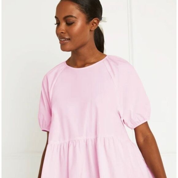 Hill House Puffed Sleeve Francesca Top Ballerina Pink Cottagecore‎ XS NWT - Picture 3 of 14
